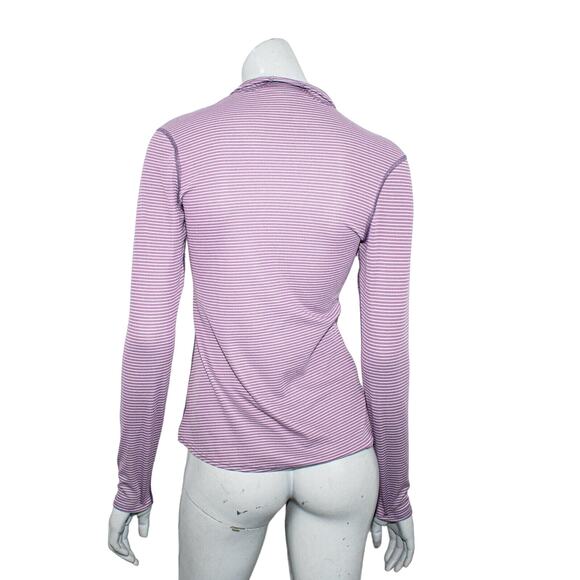 Patagonia Capilene 2 Lightweight Polartec 1/4 zip pullover Purple Sz S - Picture 4 of 7